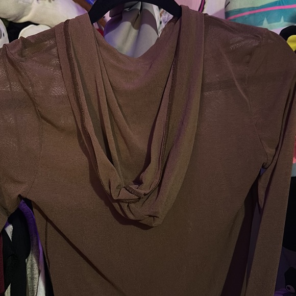 Skims Brown Sheer Hoodie ( SEND OFFERS !! ) - Picture 4 of 4